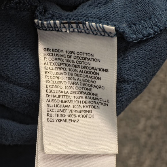 The North Face T-Shirt Womens Small Blue Never Stop Exploring Half Dome Logo T - Picture 6 of 10